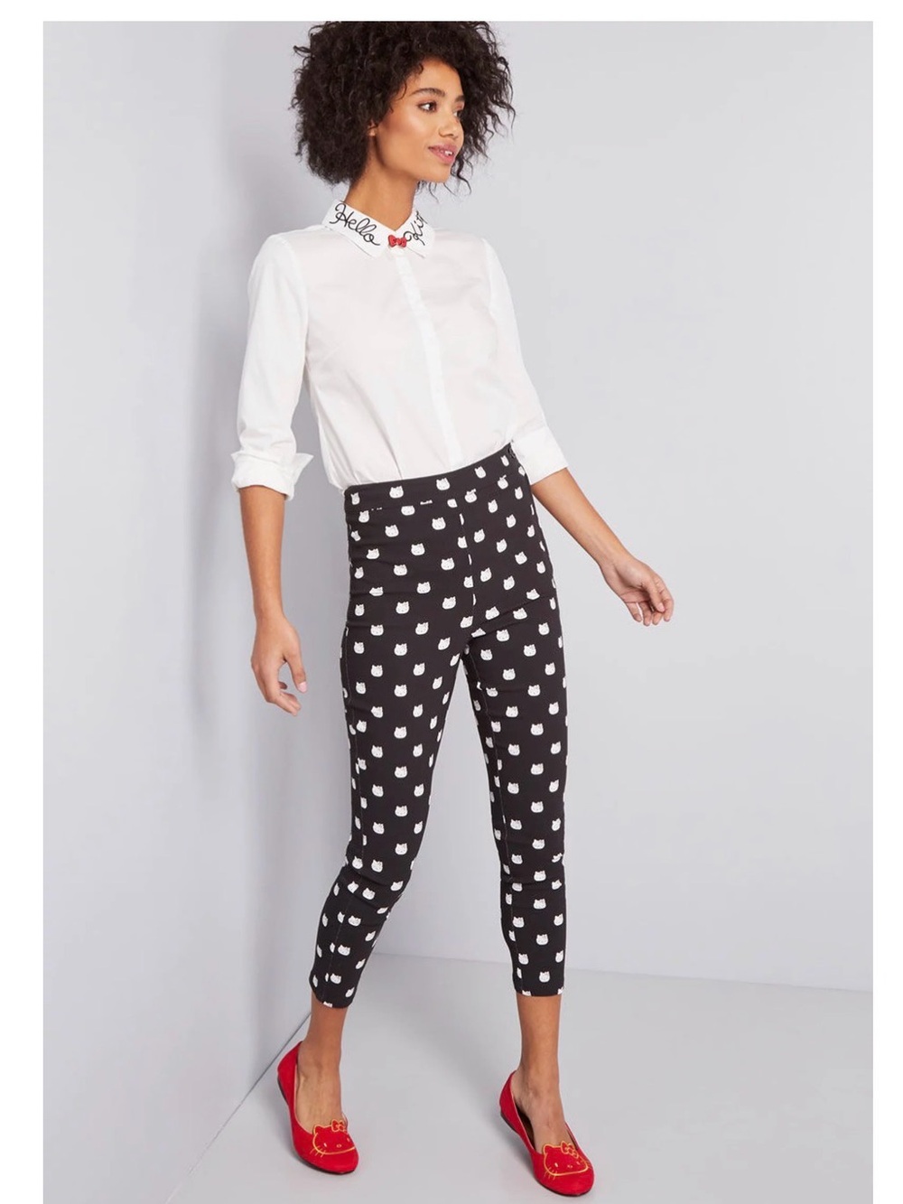 ModCloth for Hello Kitty Retro Reimagined Cropped Pants BNWT Size 2XL